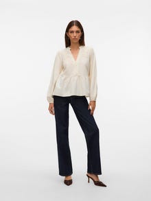 Vero Moda VMLOUISE Topp -Birch - 10322435