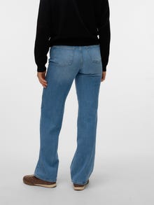 Vero Moda VMTESSA Korkea vyötärö Wide fit Farkut -Medium Blue Denim - 10322460