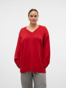Vero Moda VMCGOLD Pullover -Salsa - 10322528
