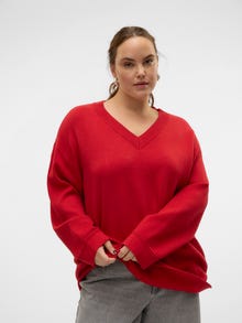 Vero Moda VMCGOLD Pullover -Salsa - 10322528