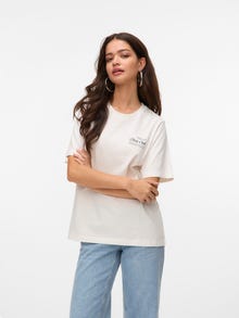 Vero Moda VMLILIAN T-Shirt -Snow White - 10322567