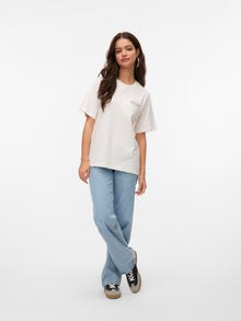 Vero Moda VMLILIAN T-Shirt -Snow White - 10322567