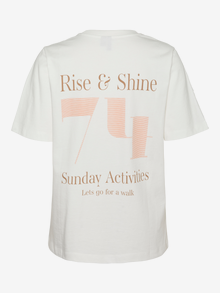 Vero Moda VMLILIAN T-Shirt -Snow White - 10322567