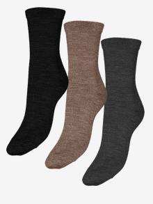 Vero Moda VMHANNA 3-pack Sokker -Black - 10322620