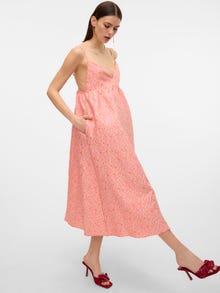 Vero Moda VMCELESTE Długa sukienka -Peach Fuzz - 10322656