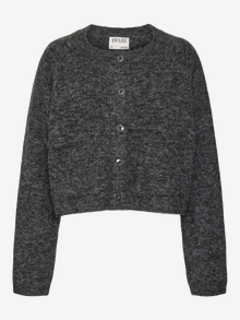 Vero Moda VMOKANNI Cardigan in Maglia -Dark Grey Melange - 10322670