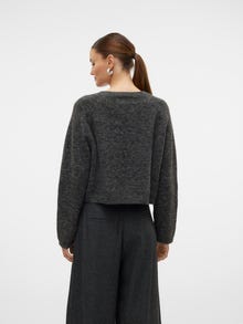 Vero Moda VMOKANNI Cardigan in Maglia -Dark Grey Melange - 10322670