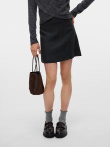 Vero Moda VMOLADALIS High waist Mini-rok -Dark Grey Melange - 10322674
