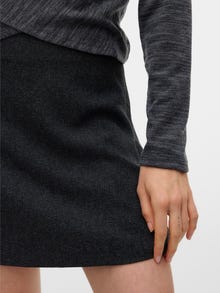Vero Moda VMOLADALIS High waist Mini-rok -Dark Grey Melange - 10322674