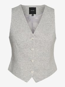 Vero Moda VMSVEA Tailored Waistcoat -Light Grey Melange - 10322679