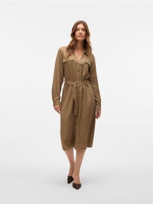Vero Moda VMVICA Midimekko -Tigers Eye - 10322713