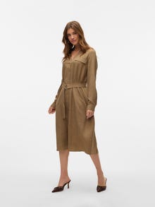 Vero Moda VMVICA Midimekko -Tigers Eye - 10322713