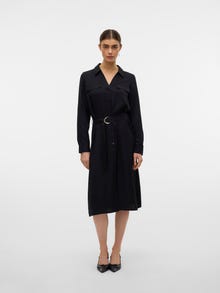 Vero Moda VMVICA Midi dress -Black - 10322713