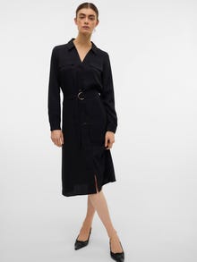Vero Moda VMVICA Midi dress -Black - 10322713