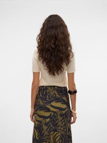 Vero Moda AWOAKLYNN Gestricktes Oberteil -Birch - 10322726