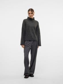 Vero Moda VMOKANNI Pullover -Dark Grey Melange - 10322739