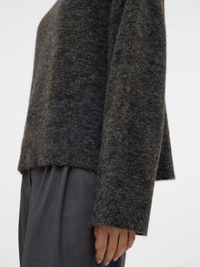 Vero Moda VMOKANNI Pullover -Dark Grey Melange - 10322739