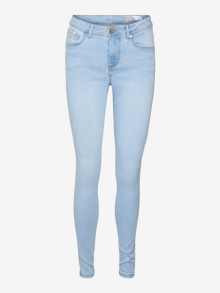 Vero Moda VMTANYA Mid Rise Skinny Fit Jeans -Light Blue Denim - 10322778