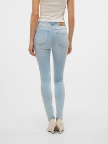 Vero Moda VMTANYA Mid Rise Skinny Fit Jeans -Light Blue Denim - 10322778
