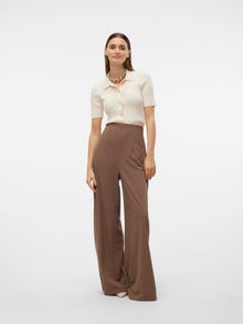 Vero Moda VMLIVA Korkea vyötärö Housut -Shitake - 10322784