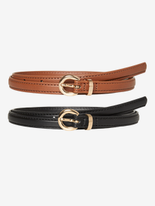 Vero Moda VMKATJA Vyöt 2-Pack -Black - 10322788