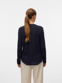 Vero Moda VMNUEVOCHARITY Neulepuserot -Navy Blazer - 10322853