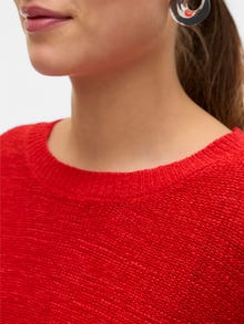 Vero Moda VMNUEVOCHARITY Pullover -Fiery Red - 10322853