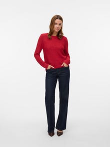 Vero Moda VMNUEVOCHARITY Pullover -Ribbon Red - 10322853
