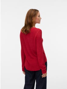 Vero Moda VMNUEVOCHARITY Pullover -Ribbon Red - 10322853