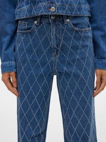 Vero Moda VMTESSA Wysoki stan Szeroki krój Jeans -Medium Blue Denim - 10322858