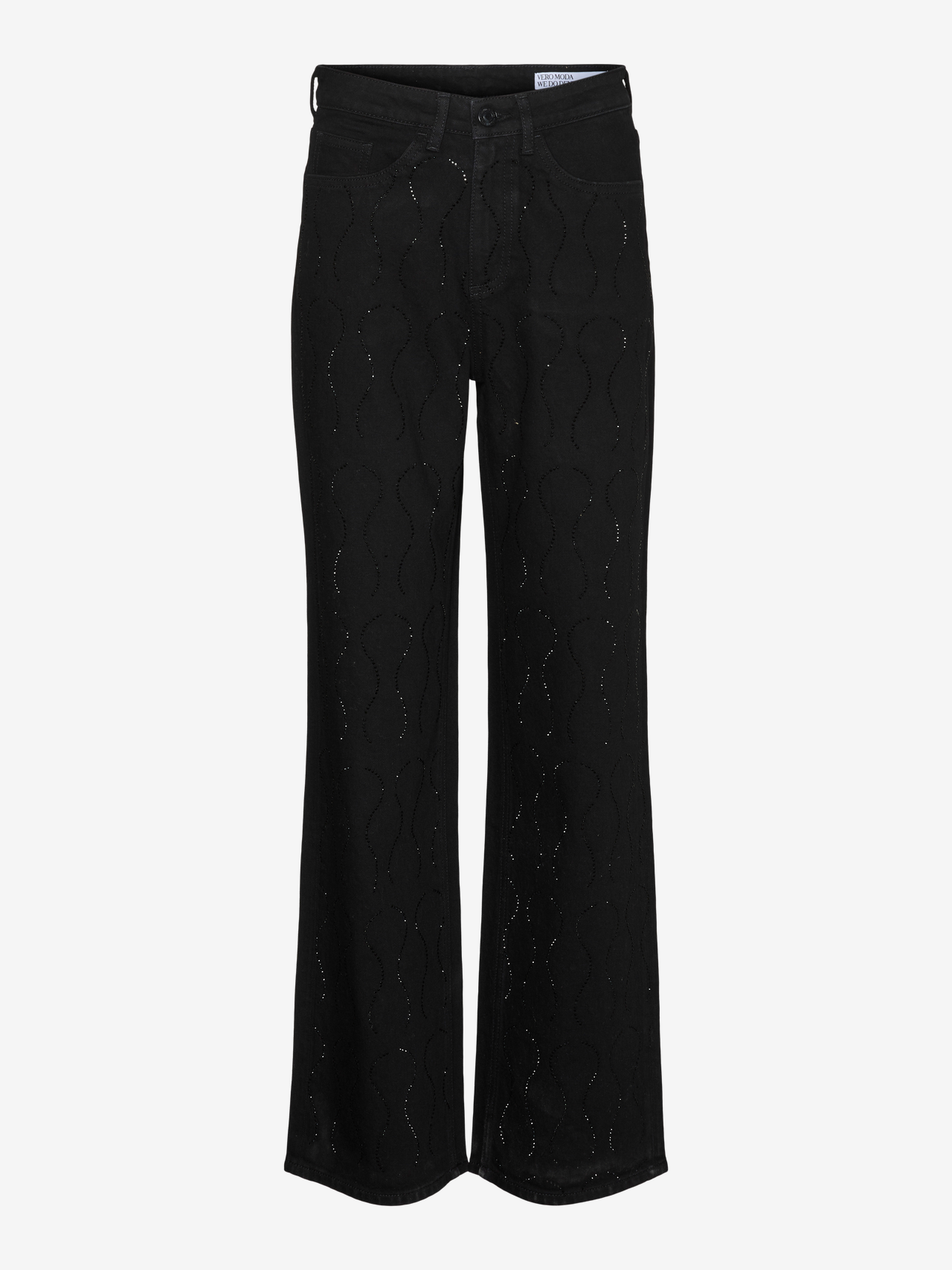 VERO MODA VMTESSA damesjeans met wijde snit, hoge taille, wijd gesneden jeans, silver mink, 27W / 30L VERO MODA VMTESSA damesjeans met wijde snit, hoge taille, wijd gesneden jeans, silver mink, 27W / 30L