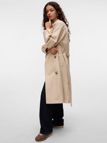 Vero Moda VMDOREENSOFFY Coat -Oatmeal - 10322890