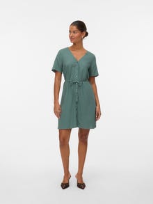 Vero Moda VMMYMILO Kort klänning -Laurel Wreath - 10322976