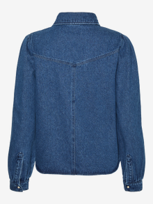 Vero Moda VMDALLAS Denim shirt -Dark Blue Denim - 10323068