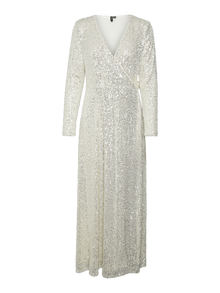 Vero Moda VMELLA Robe longue -Buttercream - 10323229