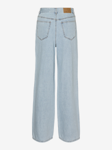 Vero Moda VMKATHY Super High Rise Weiter Beinschnitt Jeans -Light Blue Denim - 10323235