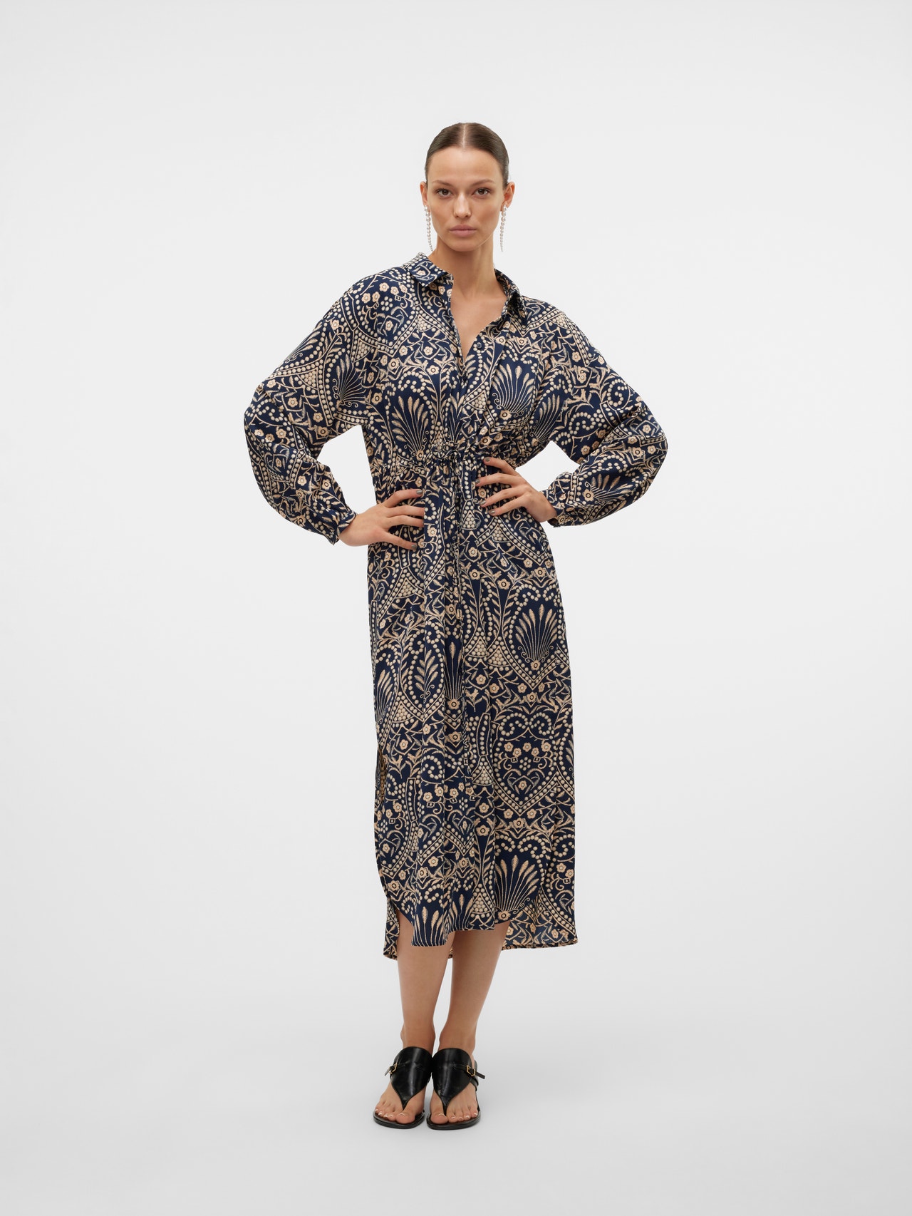 Vero Moda VMVILJA Robe midi -Navy Blazer - 10323246