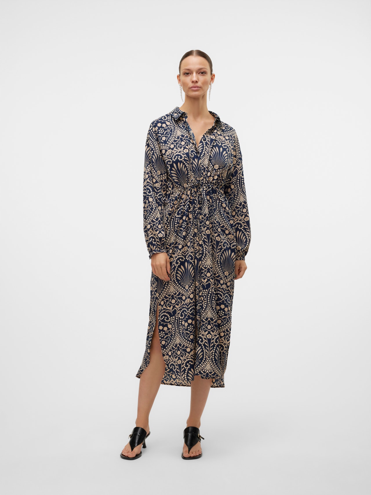 Vero Moda VMVILJA Robe midi -Navy Blazer - 10323246