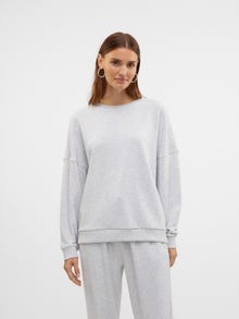 Vero Moda VMRONJA Sweat-shirts -Super Light Grey Melange - 10323253