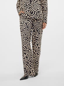 Vero Moda VMVIGDIS Korkea vyötärö Housut -Black - 10323272