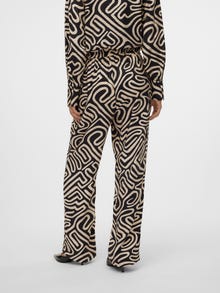 Vero Moda VMVIGDIS Korkea vyötärö Housut -Black - 10323272