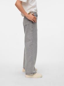 Vero Moda VMTESSA High rise Wide Leg Fit Jeans -Light Grey Denim - 10323322