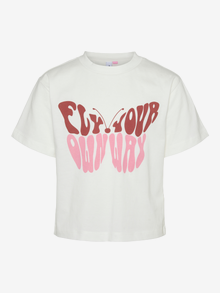 Vero Moda VMPALIN T-shirt -Snow White - 10323361