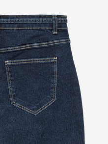Vero Moda VMLIA High rise Barrel Fit Jeans -Dark Blue Denim - 10323414