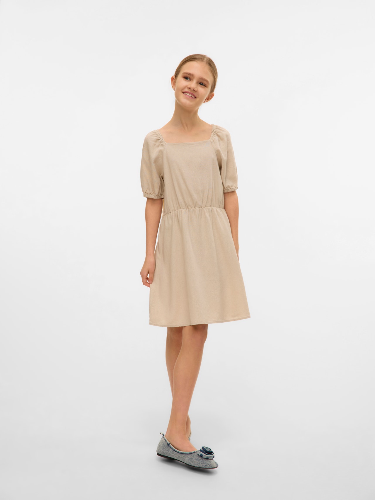 Vero Moda VMMYMILO Short dress -Silver Lining - 10323416