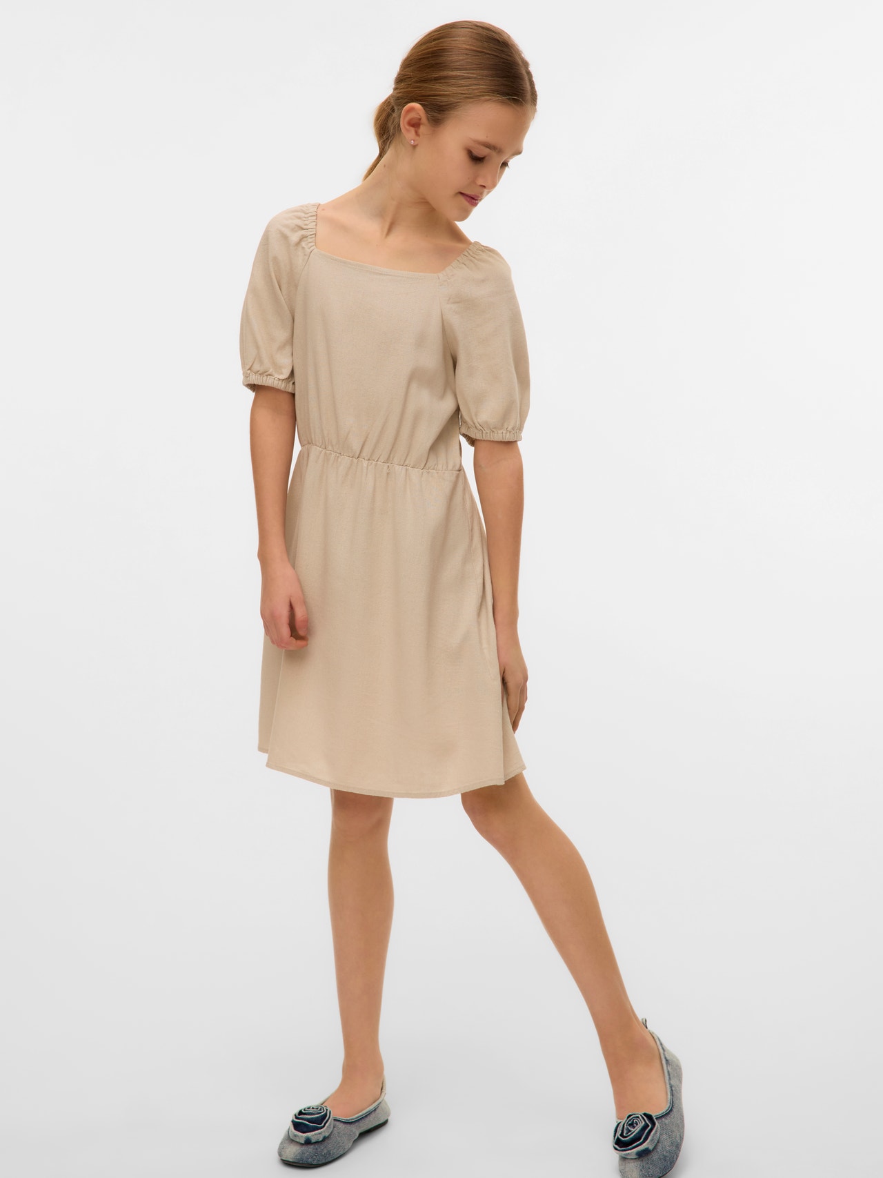 Vero Moda VMMYMILO Short dress -Silver Lining - 10323416