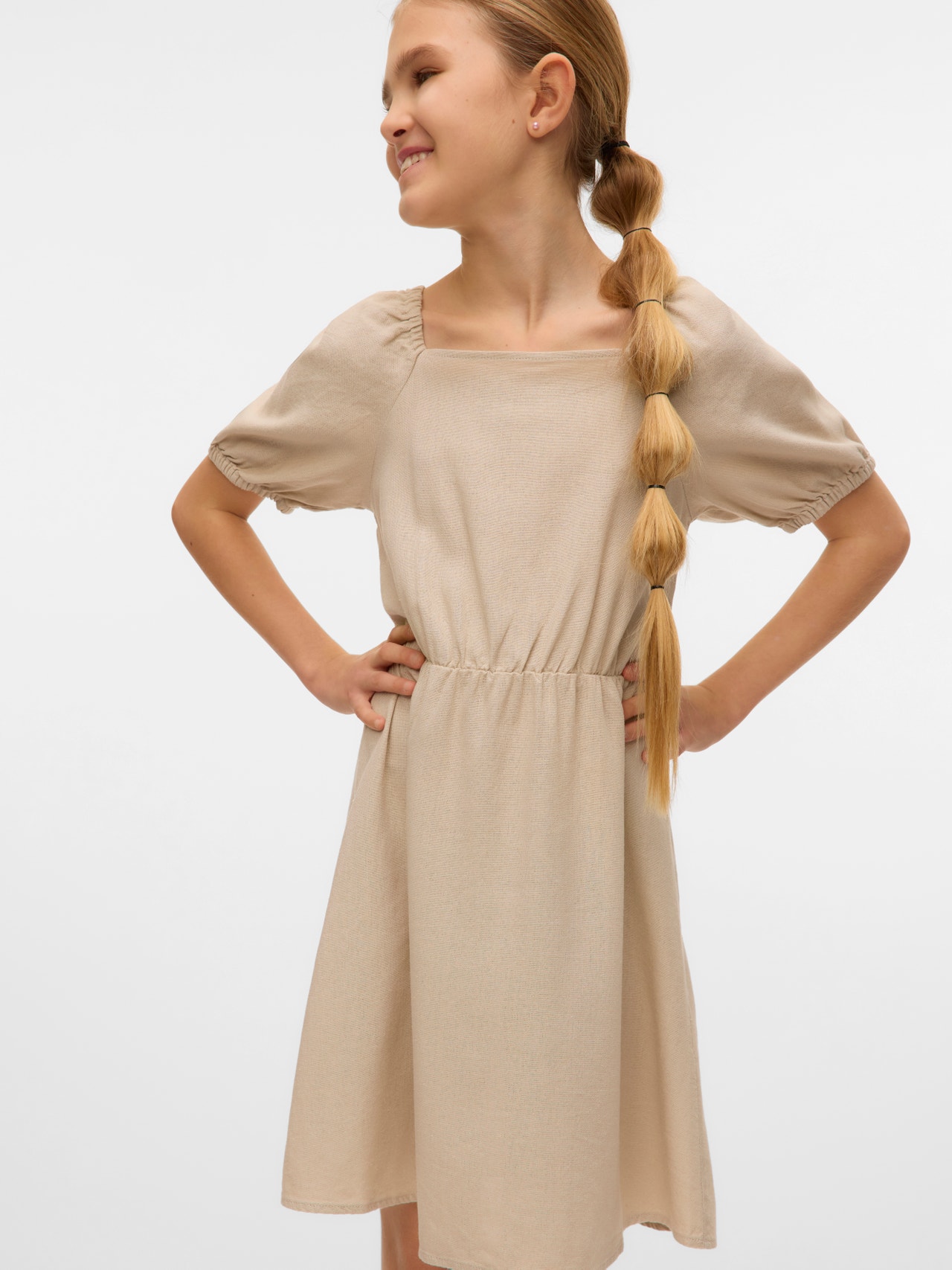 Vero Moda VMMYMILO Short dress -Silver Lining - 10323416