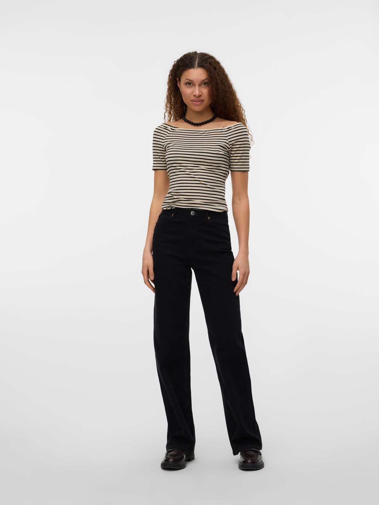 Vero Moda VMFIONA Topp -Birch - 10323420