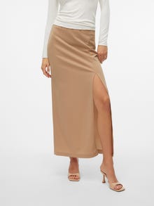 Vero Moda VMLIVA Vita alta Gonna lunga -Silver Mink - 10323463