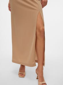 Vero Moda VMLIVA Vita alta Gonna lunga -Silver Mink - 10323463